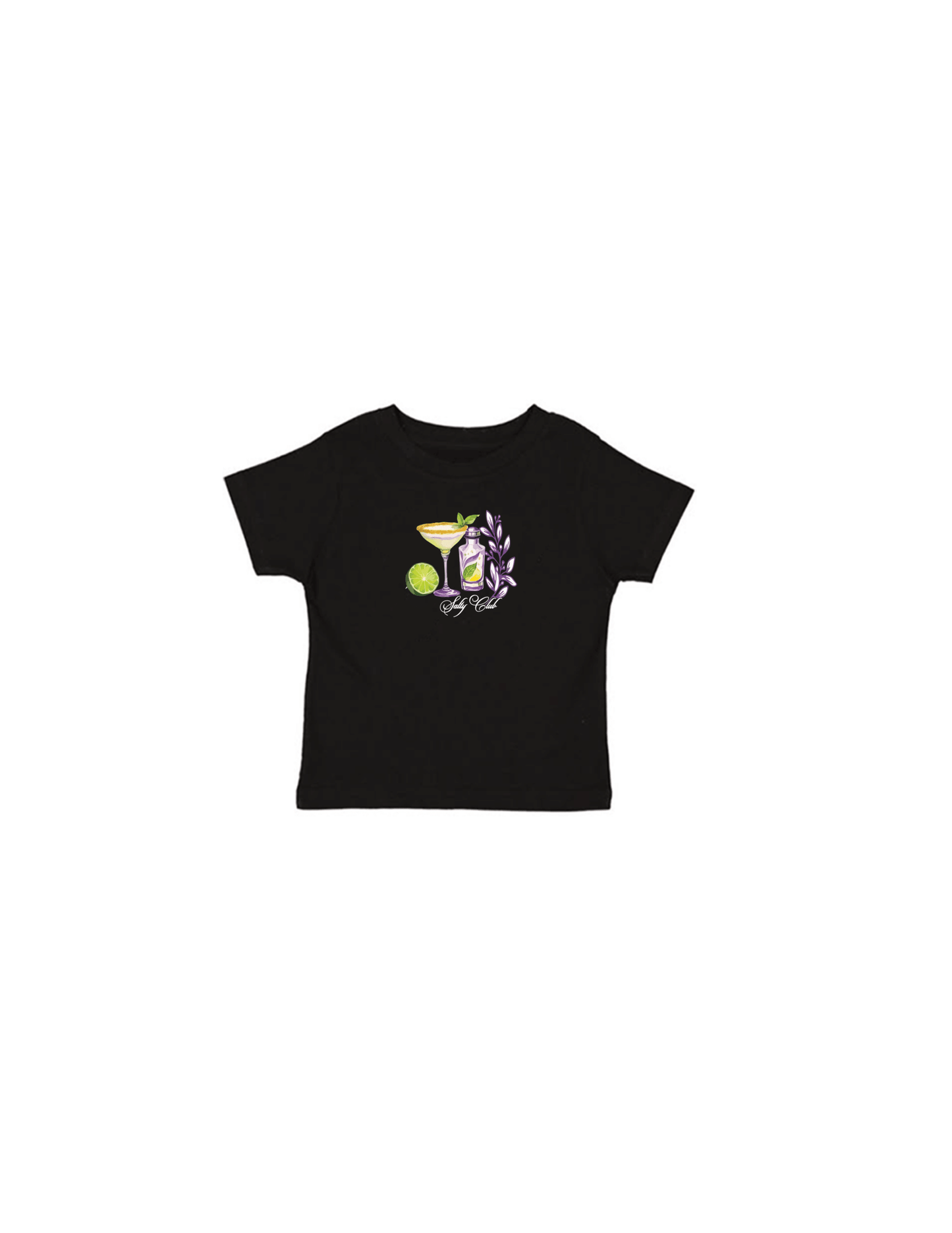 Cocktails baby tee (PRE-ORDER)