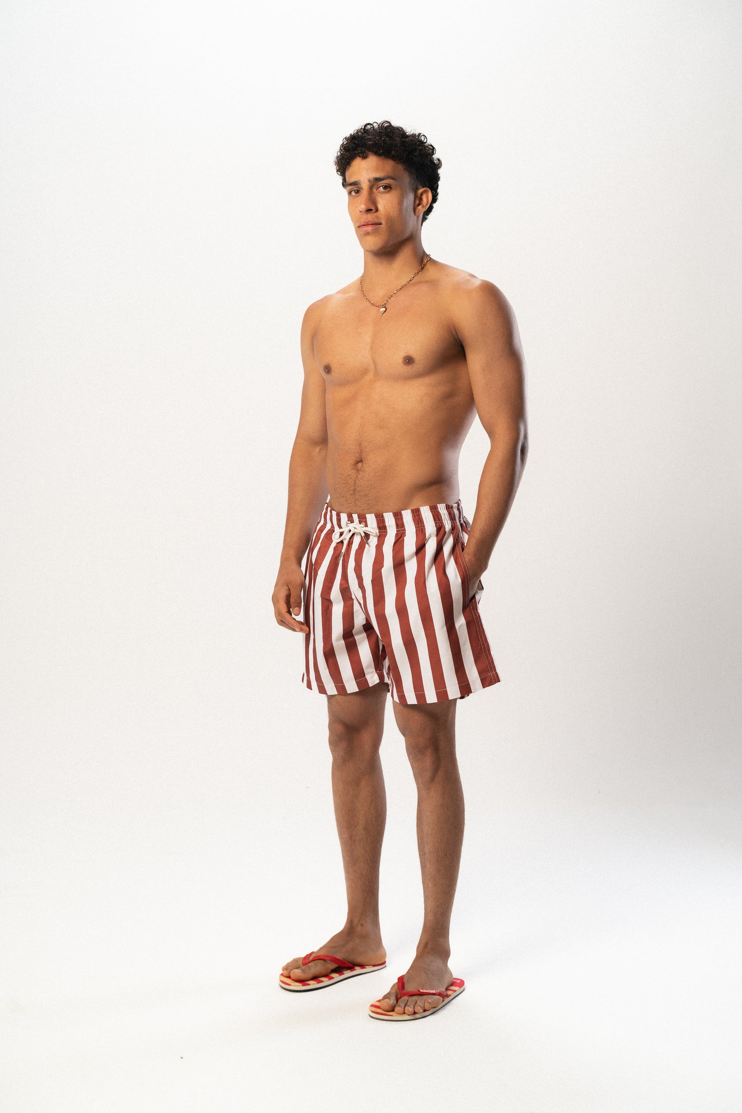Cabana Stripe Swimshorts