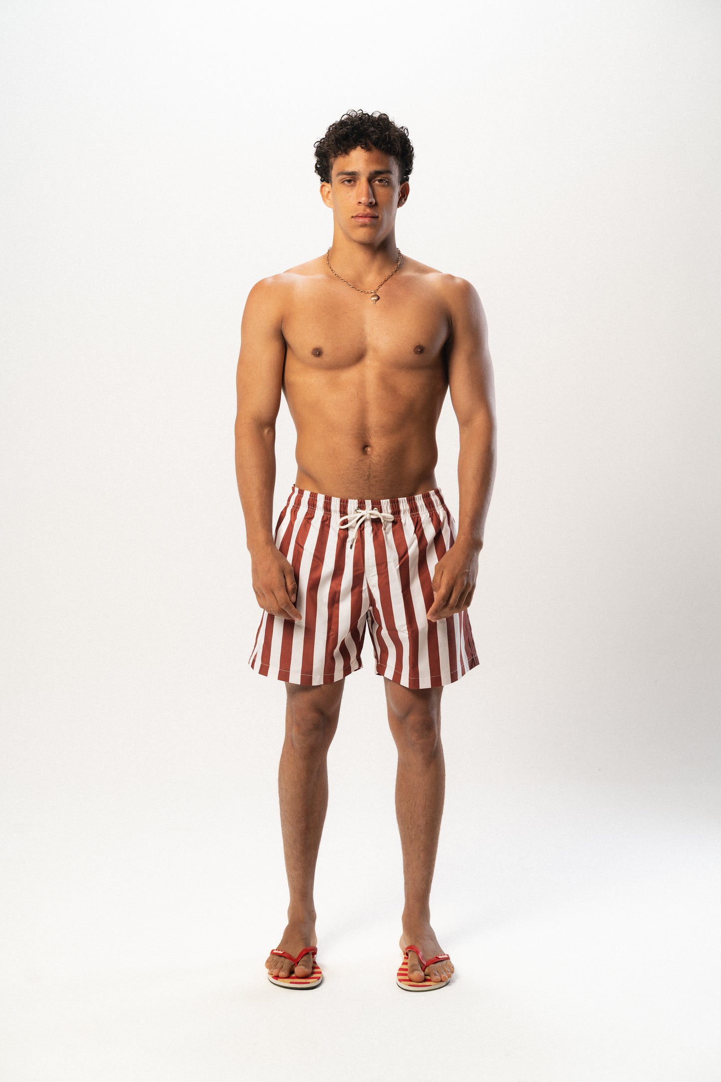 Cabana Stripe Swimshorts